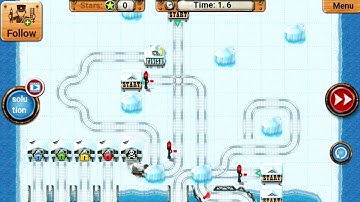 Rail Maze 2 Short Level Gameplay - Train Puzzle Game - Android Gameplay #1990