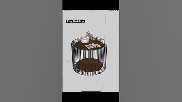 Easy SketchUp modelling #shorts #sketchup #ipad #ipaddrawing  #sketchuptutorial