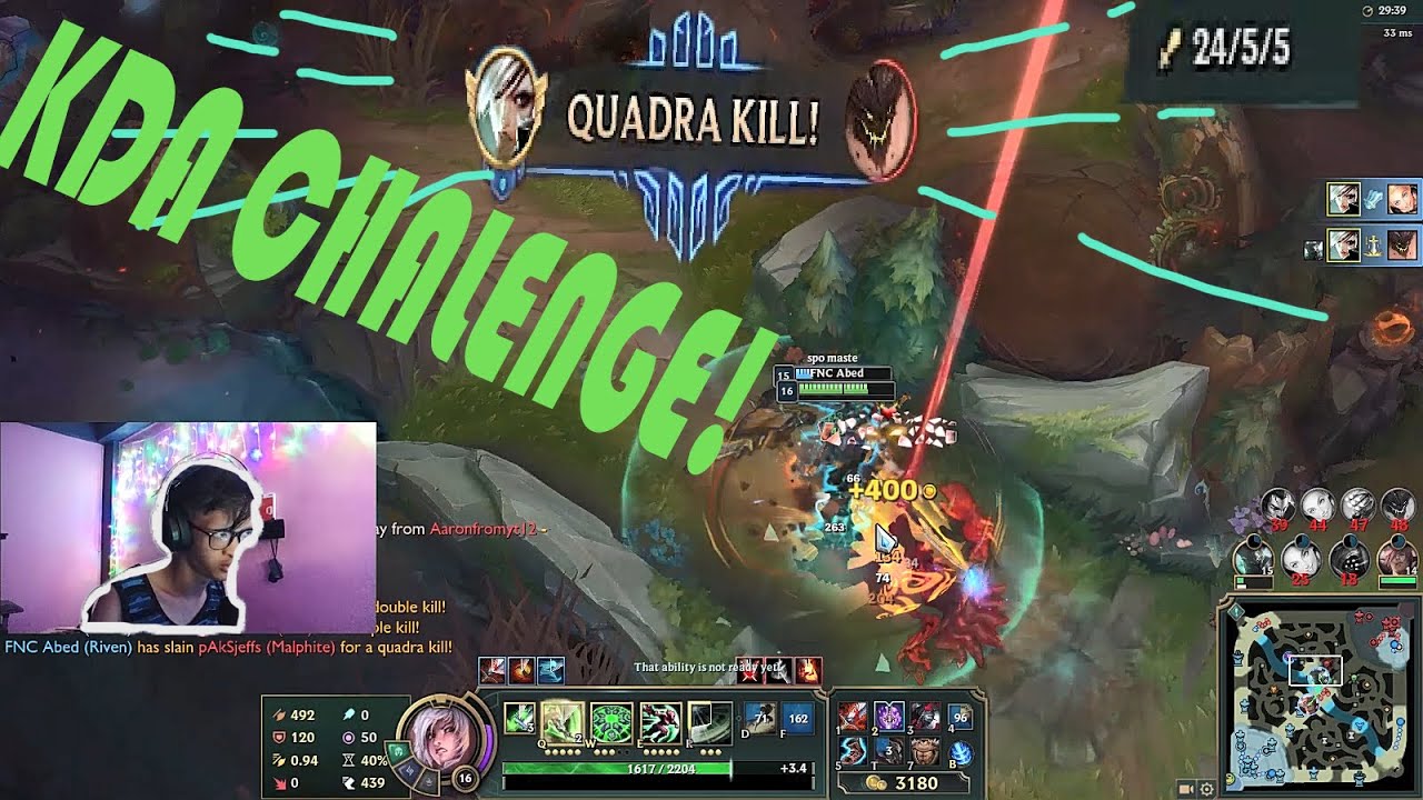 Kda Riven ' ANG PAGBABALIK ' LEAGUE OF RIVEN !(KDA CHALLENGE) - YouTube