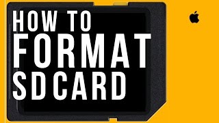 How to Format any SD CARD on Mac and Windows, how to set up sdhc
