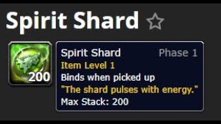 Purchase Mana Pots with Spirit Shards