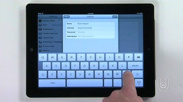 Adding Mail, Contact, and Calendar Accounts