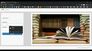 Library Booking System in PHP Application Projects