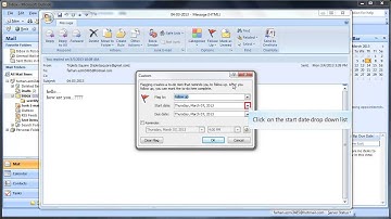 ms-outlook-2007-how-to-add-a-flag-follow-up-demo