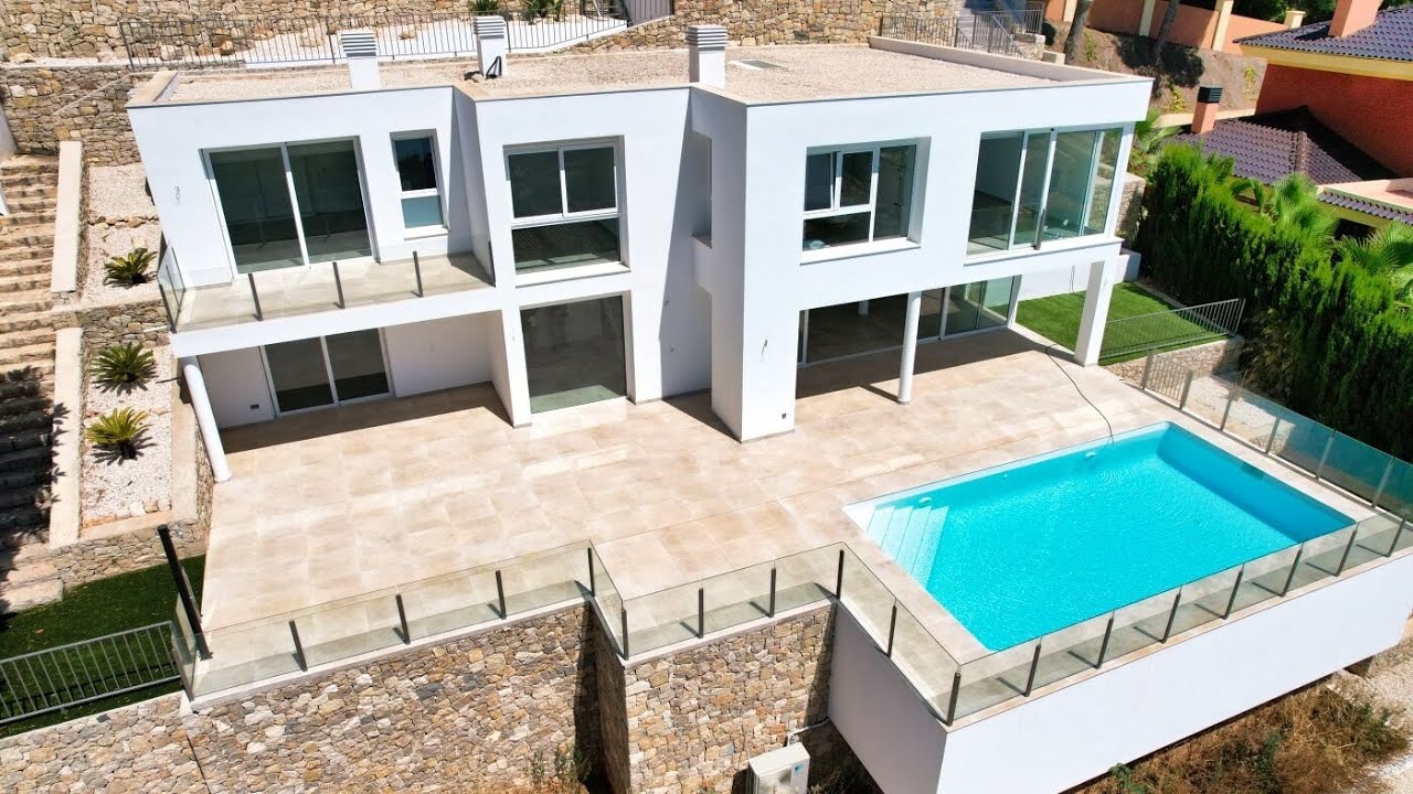 Modern new build villa for sale in Altea Hills on the Costa Blanca with