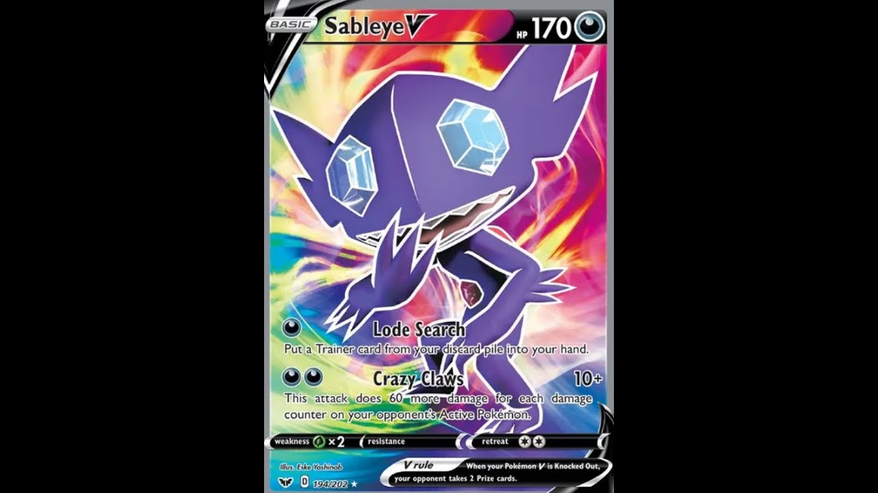 How *Not* to win with Sableye V in Pokémon TCG Online