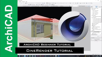 ArchiCAD Beginer Tutorial - CineRender Tutorial