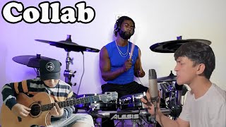 EUROPE - Final Countdown ( Acoustic / Drum Cover ) Alip ba ta ft Dimas Senopati and Swaylex (Collab)