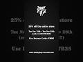 25% Off for Black Friday/Cyber Monday begins NOW! Use Code: TB25