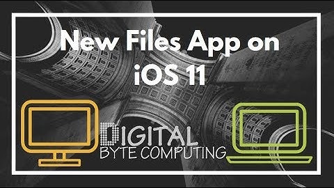 How to use the new Files App on iOS 11 | Overview on iPhone