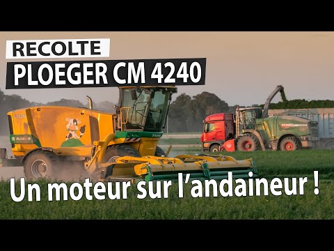 Un moteur sur l'andaineur PLOEGER CM 4240