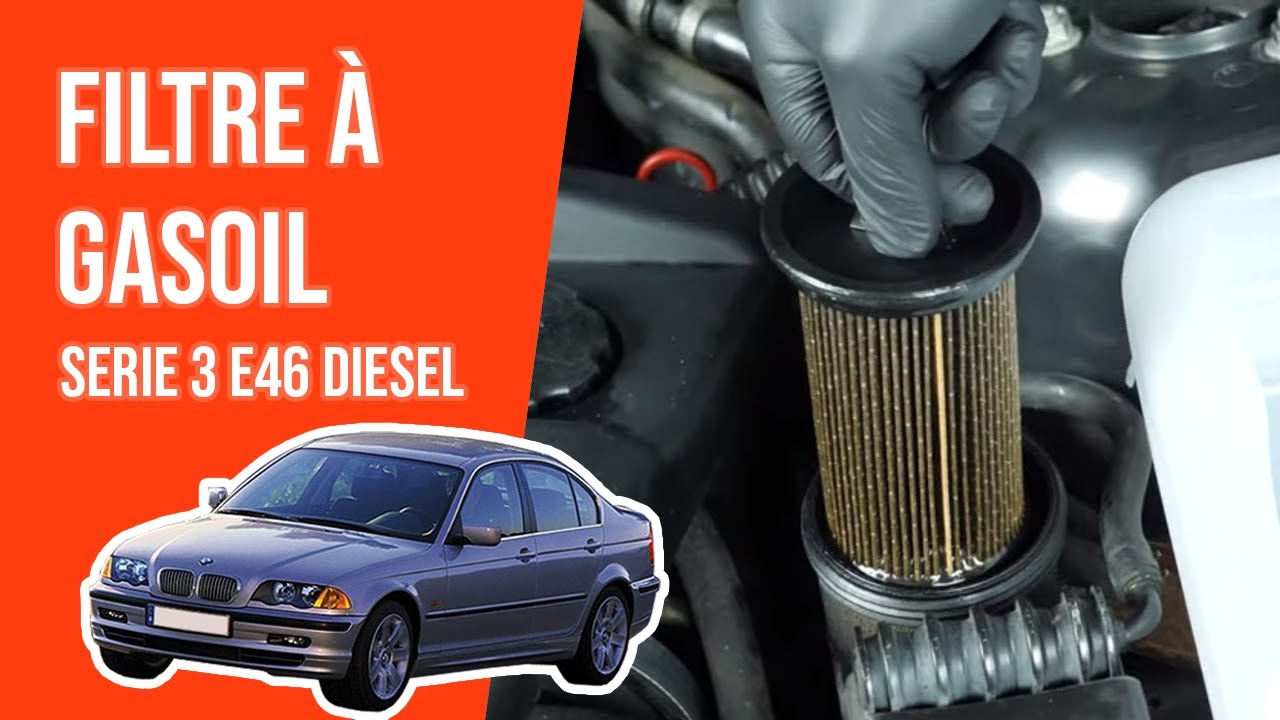 Changer le Filtre à Gasoil BMW 320d E46 ⛽ - YouTube