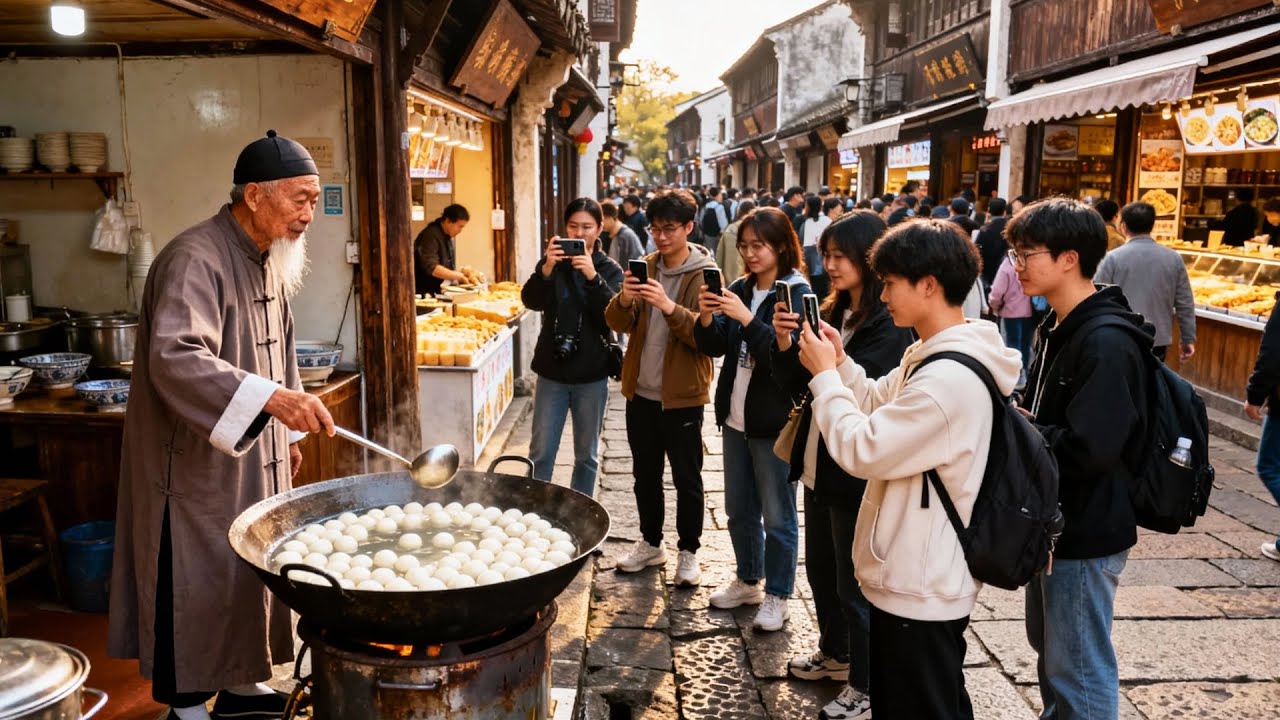 上海七寶古鎮美食之旅！街頭小吃超誘人！