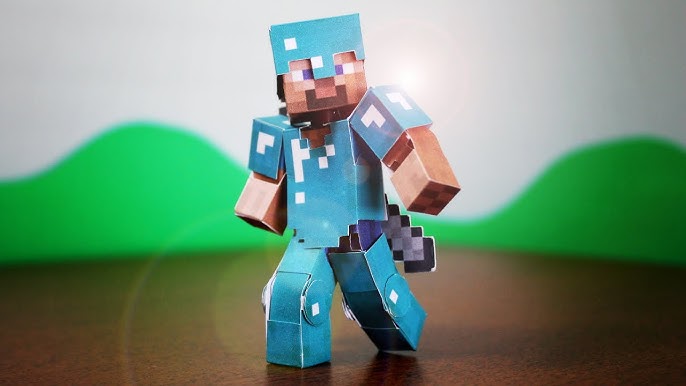 PDF) Original Steve Made using Minecraft Papercraft Studio