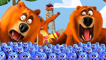 The Lemmings  Cannon Online game  - The Grizzy and the Lemmings game  ep 69