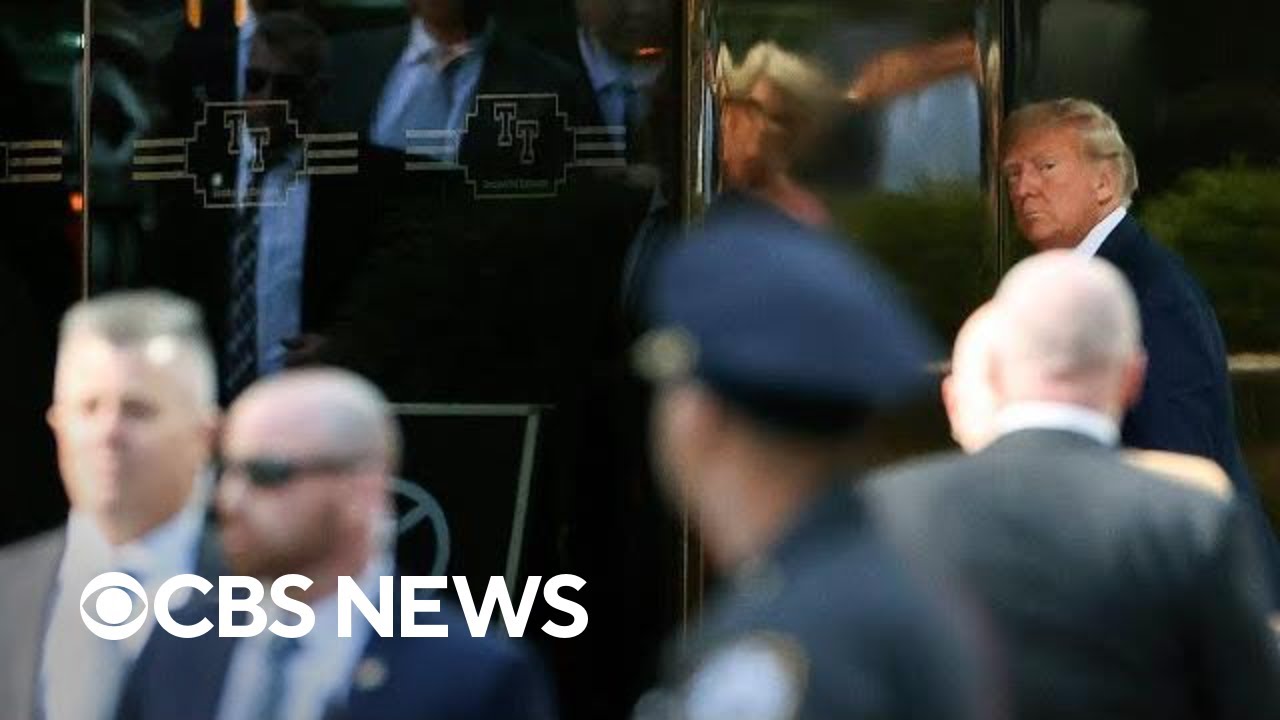 Trump has arrived in New York for his arraignment. What's next?