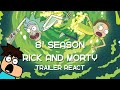 RICK AND MORTY | Trailer React | 8ª Temporada