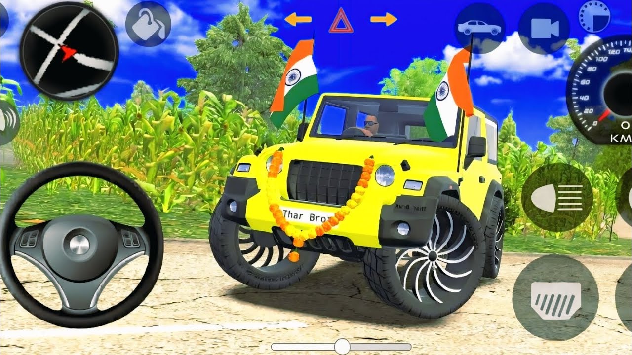 Modified Mahindra Thar Car Games: Indian Cars (Gadi Wala Game) - Thar Game Android Gameplay 2026