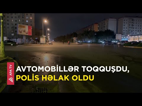 Sumqayıtda ağır qəza, polis öldü – APA TV