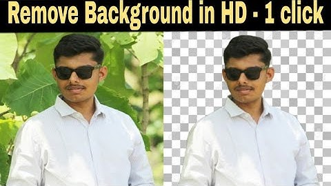 How to Remove  photo Background in One Click - HD Quality | Photo ka Background Kaise Hataye