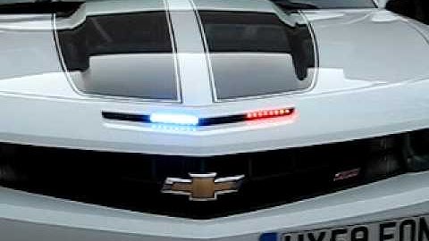 Camaro 2010 Scanning Light - Red & Blue on Camaro