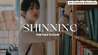 Kim Han Gyeom - SHINING (Twinkling Watermelon Ost) // Lirik Terjemahan Indonesia