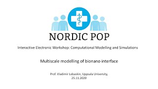 Multiscale modelling of bionano interface, Vladimir Lobaskin, University College Dublin