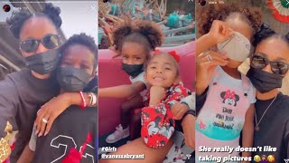 Ciara takes her kids to Disneyland with Vanessa Bryant kids