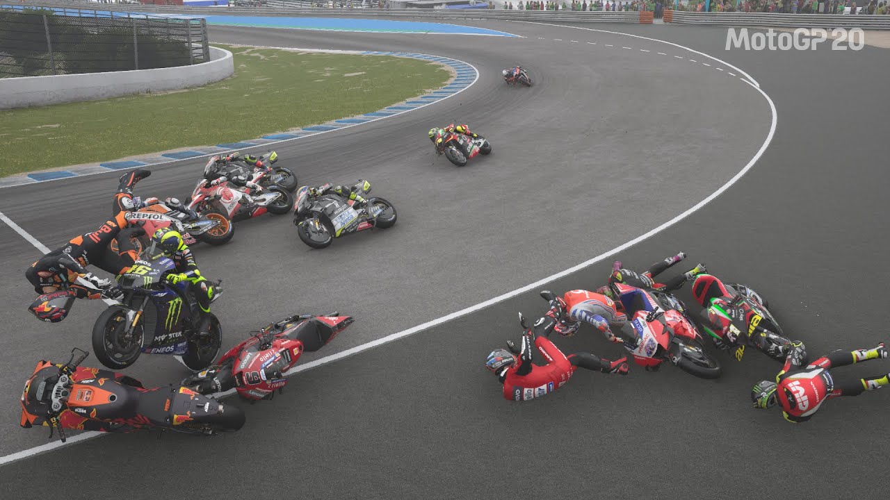 valentino rossi lindas motor untuk hindari crash besar saat balap