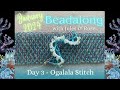 Beadalong Day 3: Intro to Ogalala Stitch | Beginner Beading Stitches | Beaded Netting Ruffle Wave