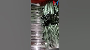 Ball bearings drawer slides | Production line | Cabinet hardware #shorts