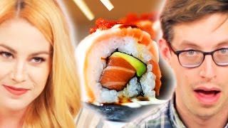 People Learn Disturbing Sushi Facts While Eating Sushi