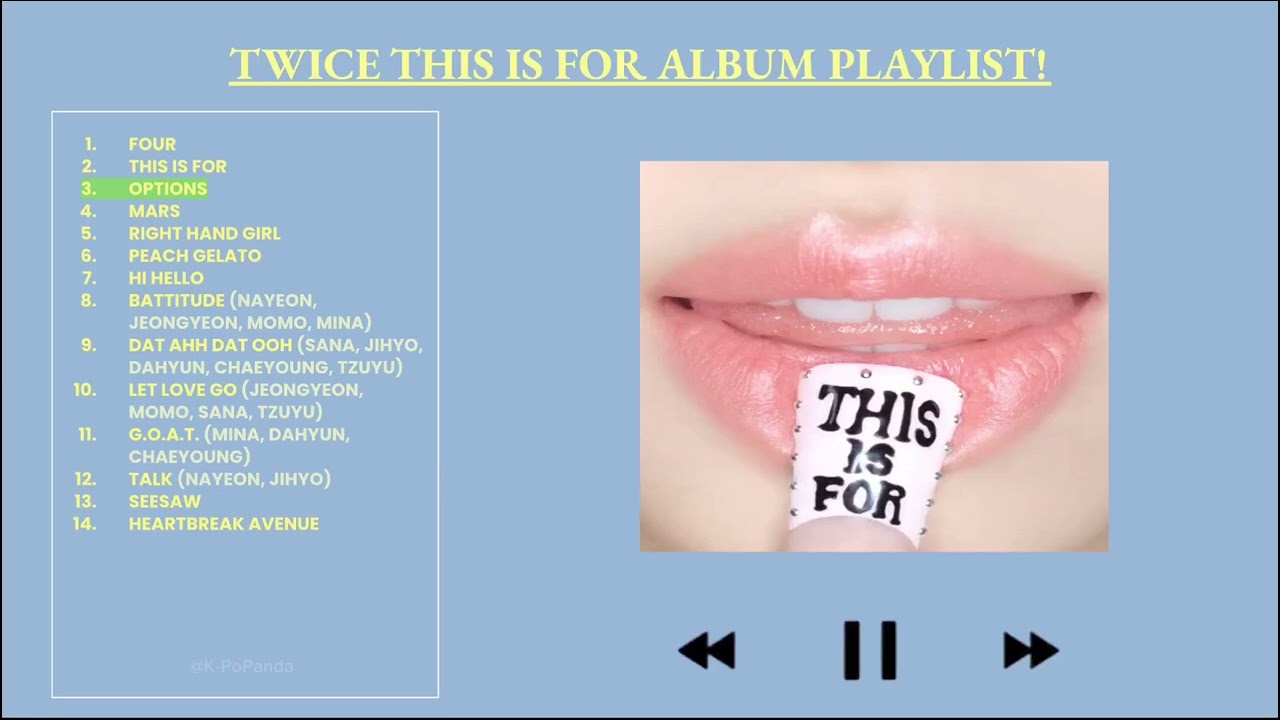 TWICE THIS IS FOR ALBUM PLAYLIST!! - YouTube
