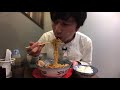 【食いしん坊】【食事動画】【ぶぶか】男盛り油そばを食べてるところ【飯テロ】【咀嚼音】