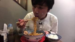 【食いしん坊】【食事動画】【ぶぶか】男盛り油そばを食べてるところ【飯テロ】【咀嚼音】