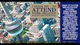 Canada Visitor Visa to Attend a Conference or Event