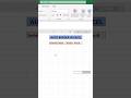 How To Create Auto Border In Excel #excel #youtubeshorts #viral #viralshort #shortsfeed #shortsfeed