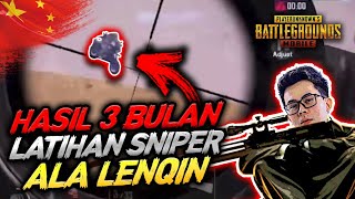 INI DIA HASIL 3 BULAN LATIHAN SNIPER ALA LENQIN  !! QUICK SCOPE AUTO M4T1!!! - PUBG MOBILE INDONESIA