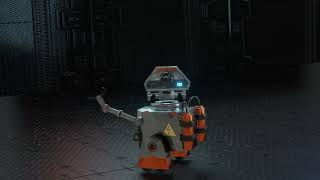 sci-fi worker robot dancing within metaton theme screenshot 5