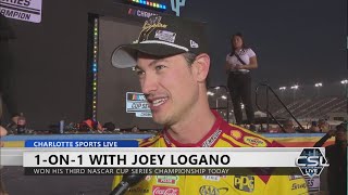 1-on-1 with 3-time NASCAR Cup Series champ Joey Logano