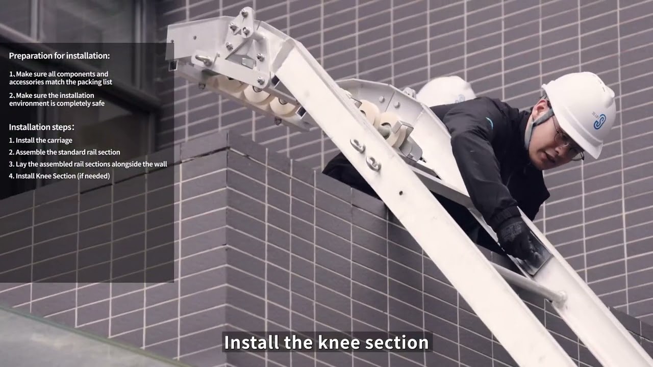 Installazione scala solleva materiali  3s Lift