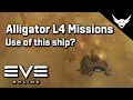 Eve online  alligator l4 missions  unclear use for pve