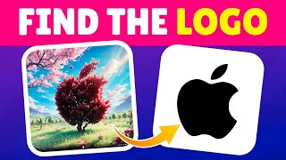 Find the secret logo hidden in the pictures!❓ Logo Quiz | KidsQuiz