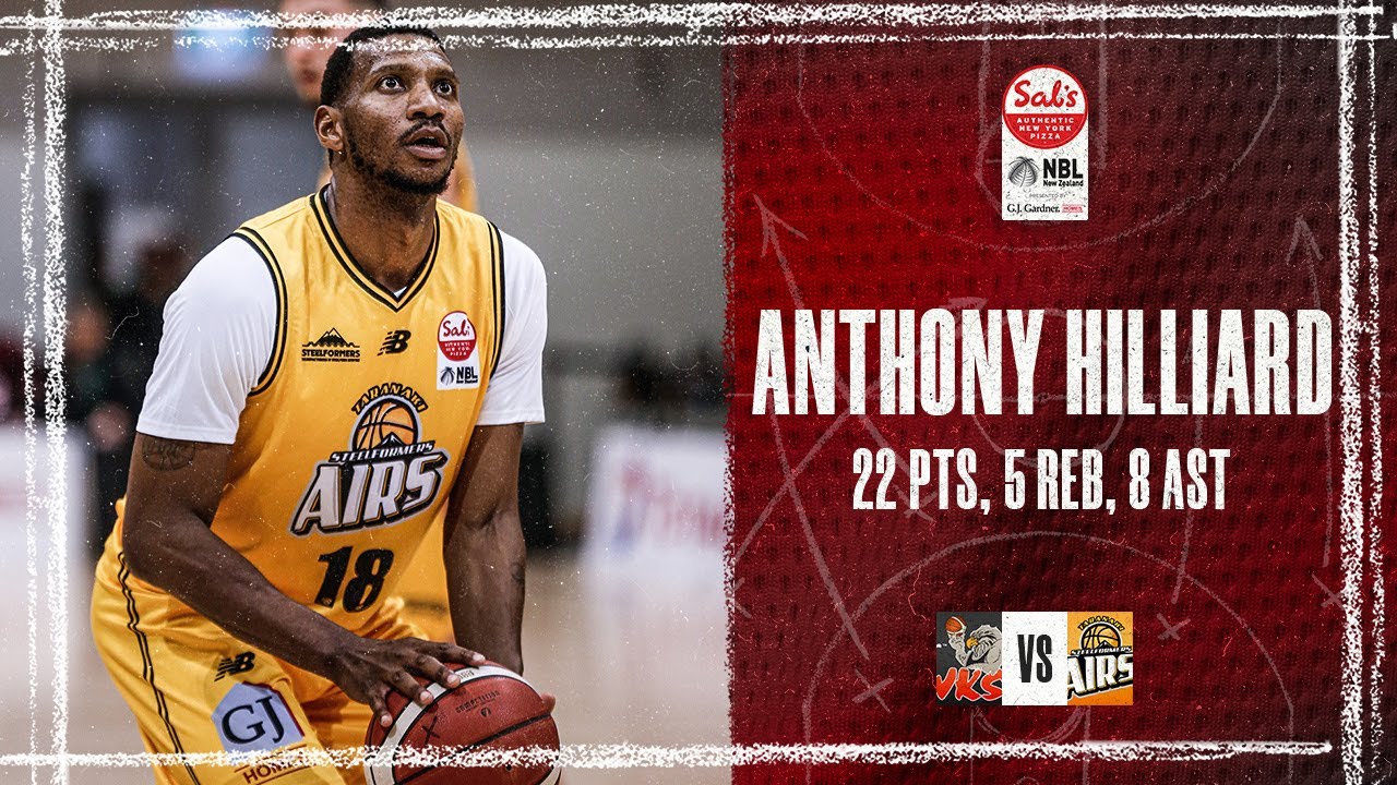 Anthony Hilliard 22-5-8 vs. Hawke's Bay Hawks