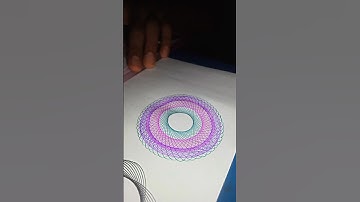 how to draw a spirograph design #like #subscribe#spirograpg #spiral art#spiral art design