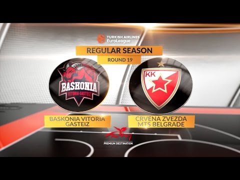 Highlights: Baskonia Vitoria Gasteiz-Crvena Zvezda mts Belgrade