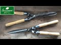 Wavy and straight edge shears overview from Greenman Garden Tools