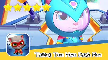 Talking Tom Hero Dash Run Day213 Walkthrough Endless runner Save the world Recommend index five star