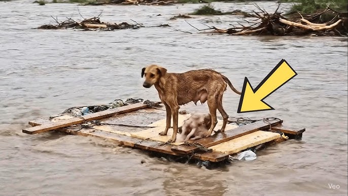A Mother Dog Desperately Protected Her Puppies in the Flood – What Happened  Next Made Everyone Cry - YouTube
