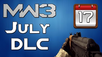 MW3: July DLC Info + Updates!